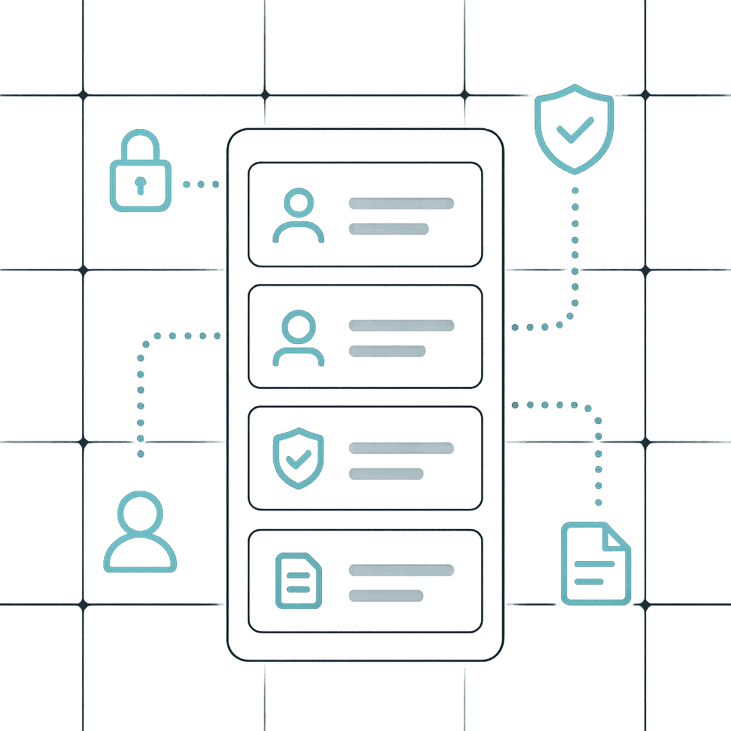 Dashboard showing control ownership and status tracking